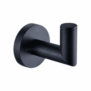 קולב בודד למגבת שחור מט