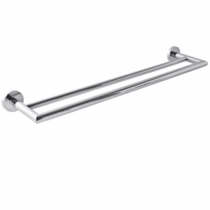 מוט מגבות לאמבטיה כפול 63 ס"מ ניקל